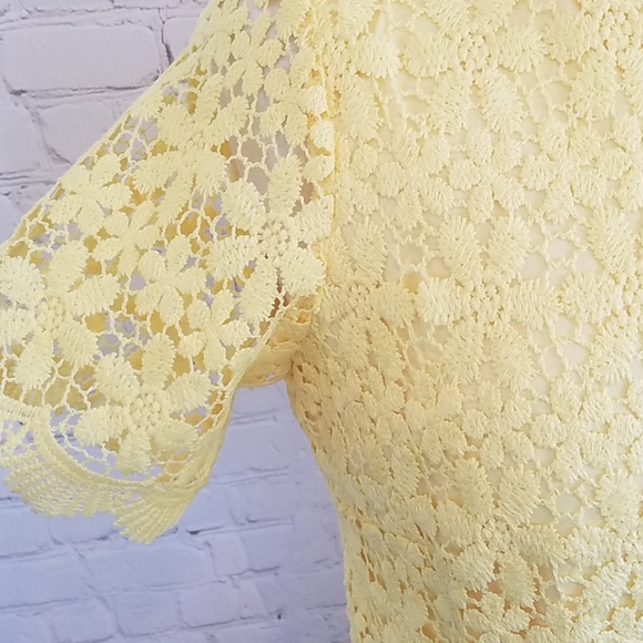 Jessica Howard yellow lace dress - Picture 2 of 8